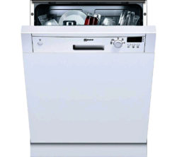 NEFF  S41E50W1GB Full-size Semi-integrated Dishwasher - White